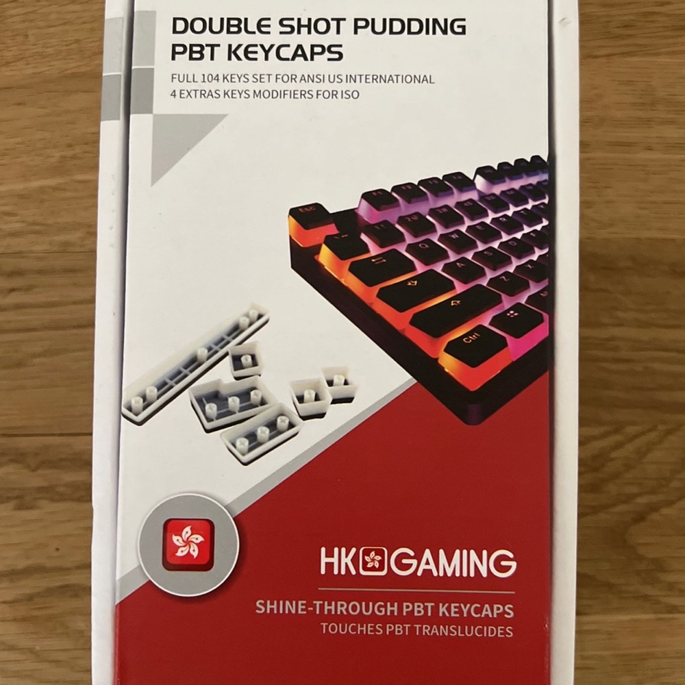 A keyboard (rk61) and keycaps (HK Pudding Keycaps) - Picture 4 of 4